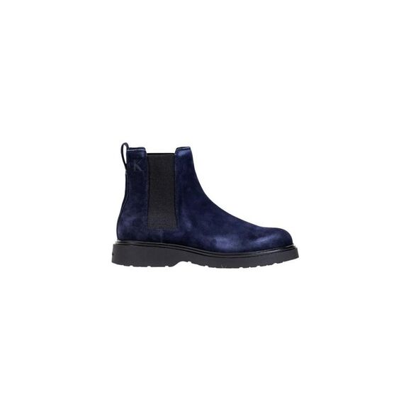 Calvin Klein Jeans Suede Chelsea Ankle Boots Men blue